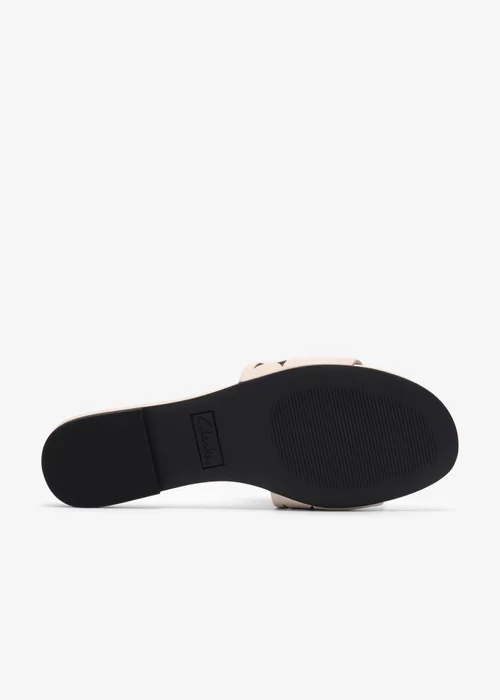 Clarks Womens White Kediri Mule Synthetic Standard - 6 Image 3