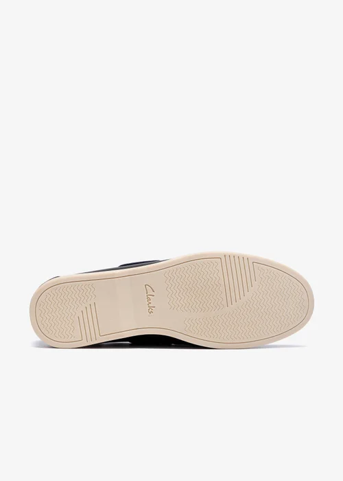 Clarks Mens Blue Ebford Lace Leather Standard - 6 Image 3