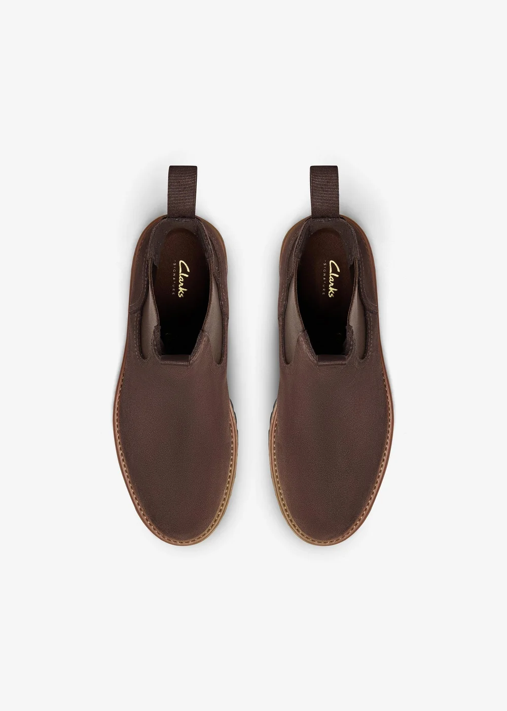 Clarks Mens Brown Clarkridge Top Suede Standard - 7 Image 6