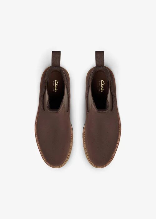 Clarks Mens Brown Clarkridge Top Suede Standard - 7 Image 6