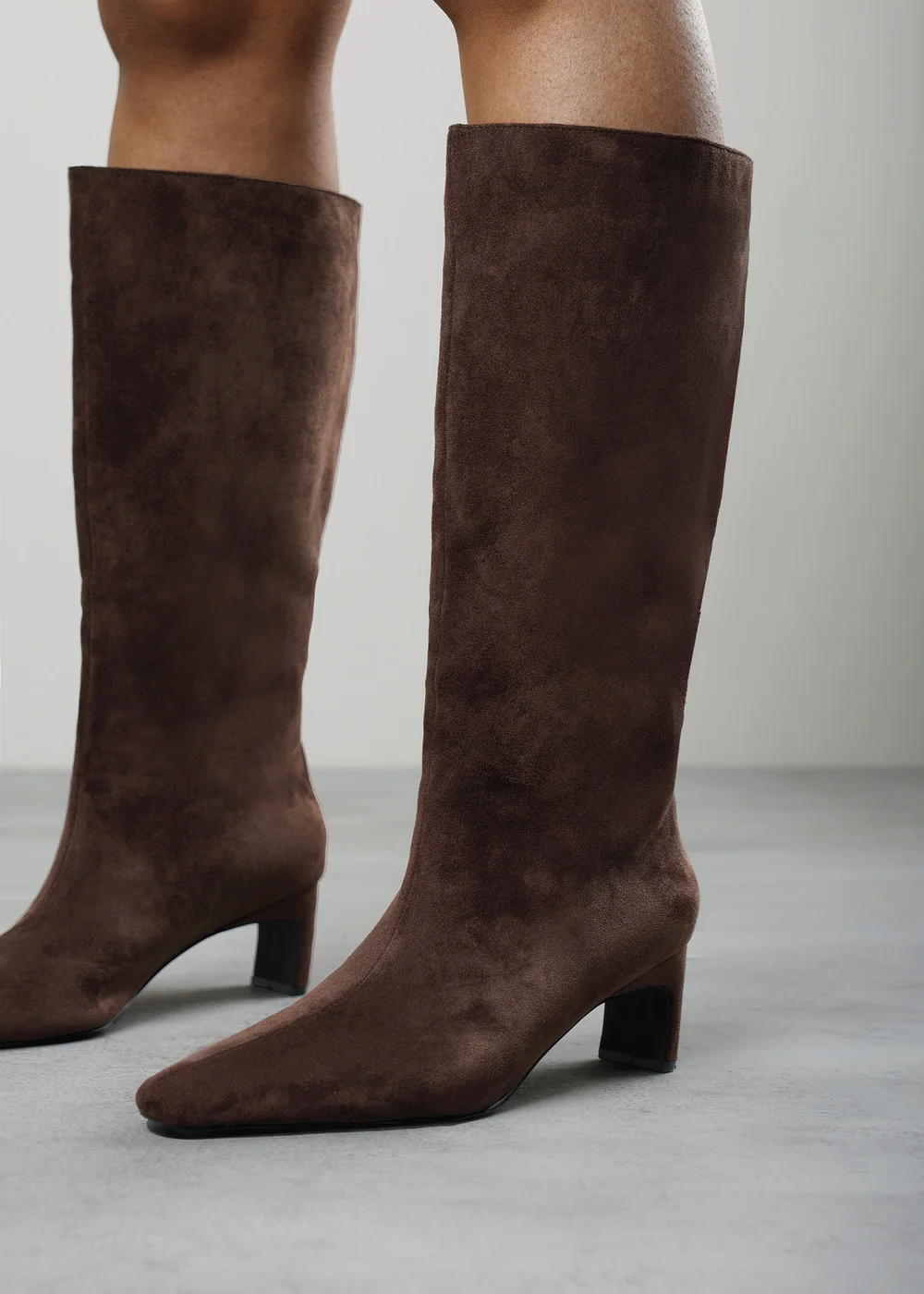 Where's That From Mckinley Dark Brown Knee High Straight Heel Boot - 5 Image 2
