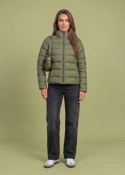 Urban Bliss Khaki Compact Puffer Jacket - 14 Image 1