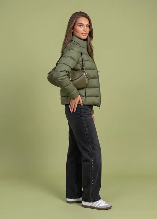Urban Bliss Khaki Compact Puffer Jacket - 14 Image 2