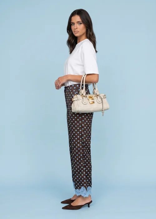 Urban Bliss Brown Lace Spot Trouser - 14 Image 1
