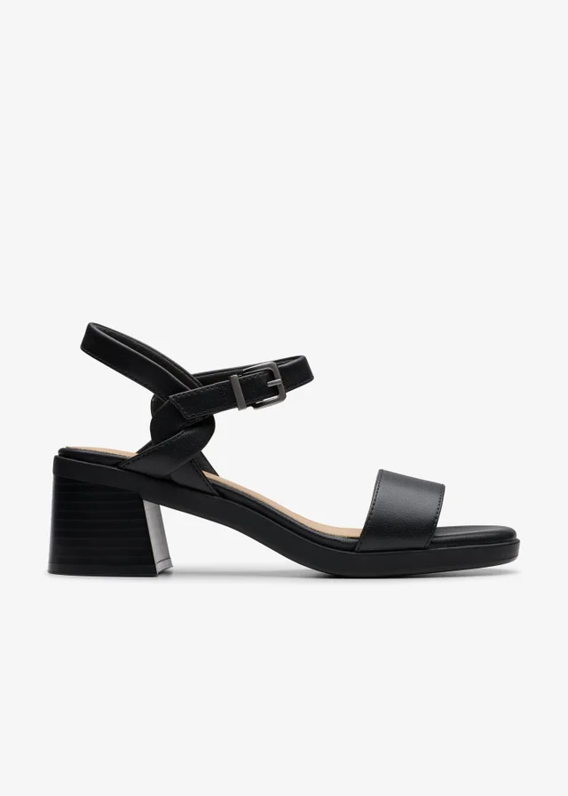 Clarks Womens Black Jaylan Ray Patent Standard