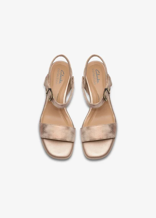 Clarks Womens Metallic Jaylan Ray Synthetic Standard - 7 Image 6