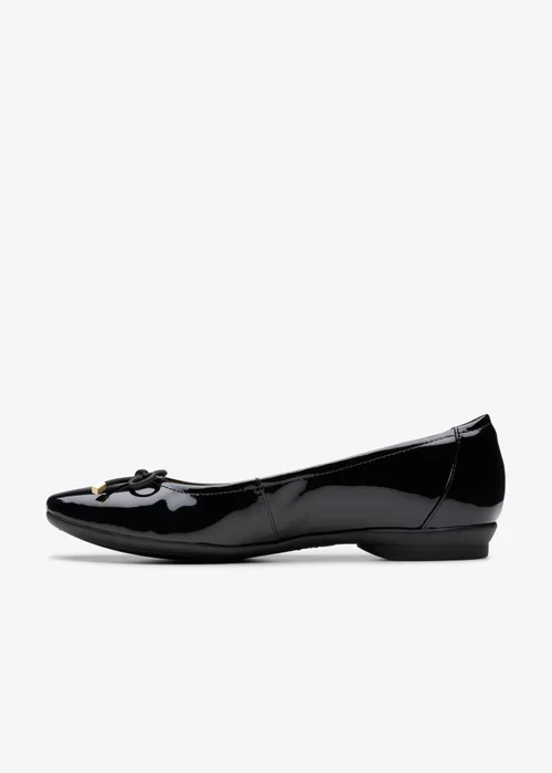 Clarks Womens Black Candra Light Leather Standard - 6.5 Image 2