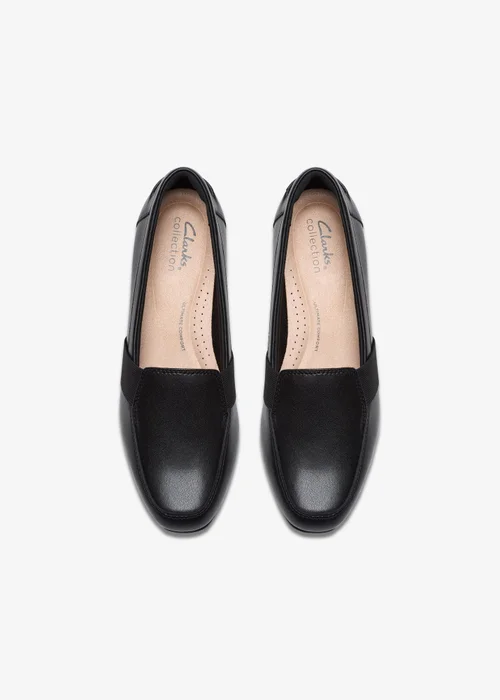 Clarks Womens Black Juliet Beat Leather Standard - 6.5 Image 6