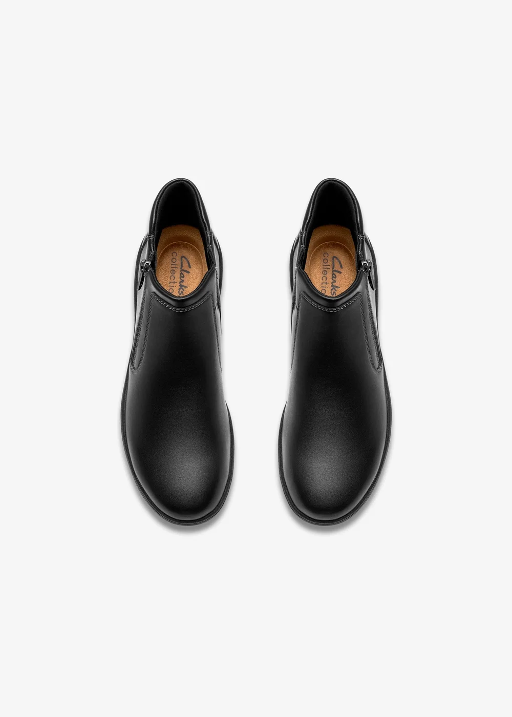 Clarks Womens Black Bryianne Carly Leather Standard - 3.5 Image 6