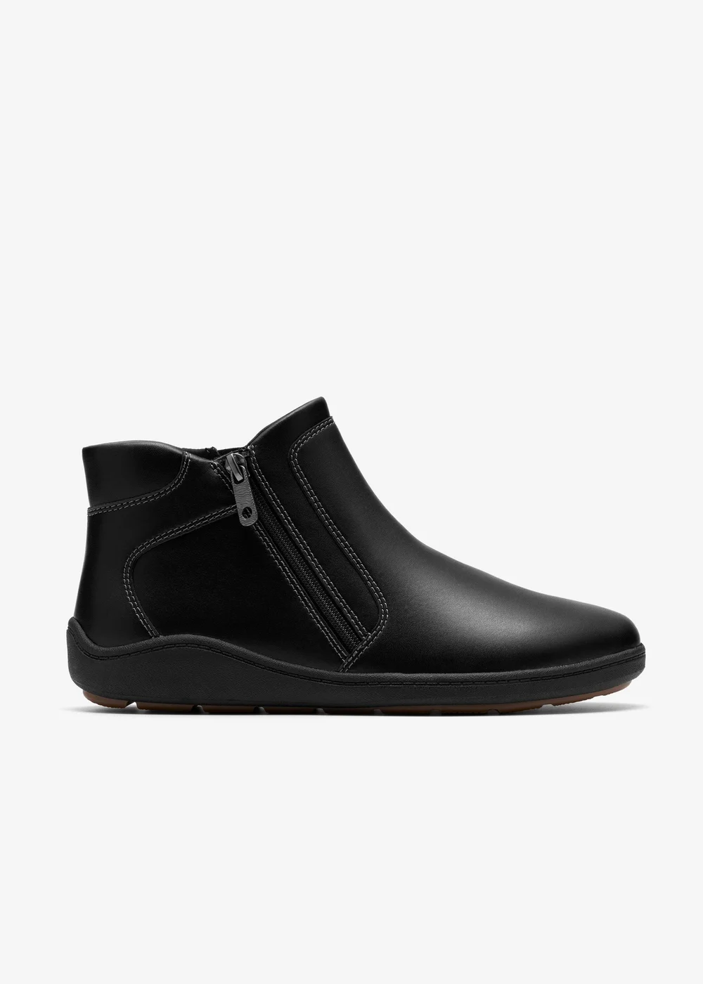 Clarks Womens Black Bryianne Carly Leather Standard - 3.5 Image 1