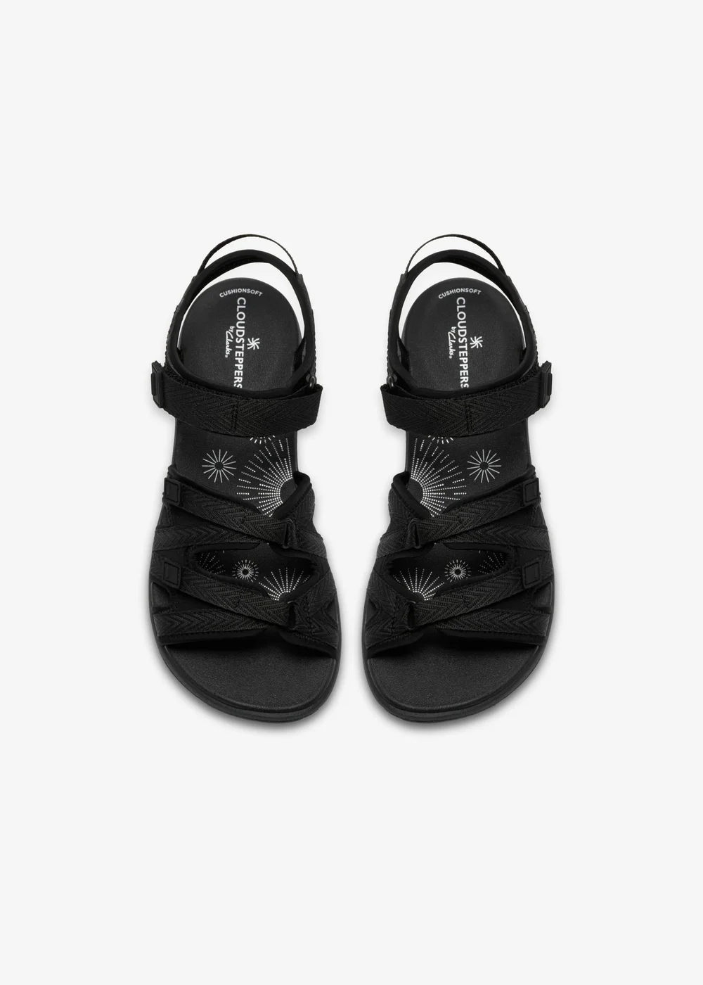 Clarks Cloudsteppers Womens Black Mira Madi Textile Standard - 6.5 Image 6