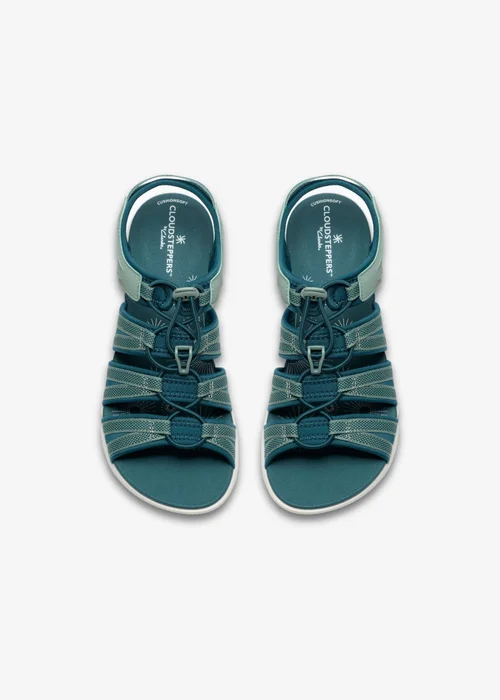 Clarks Cloudsteppers Womens Green Mira Mabel Textile Standard - 6.5 Image 6