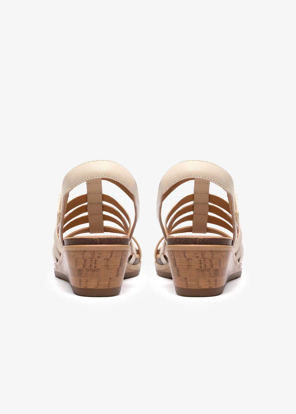 Clarks Womens White Kacha Step Leather Standard - 5 Image 5