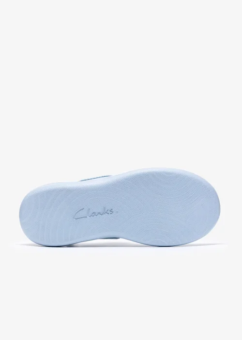 Clarks Cloudsteppers Womens Blue Solevana Strap Textile Standard - 5.5 Image 3