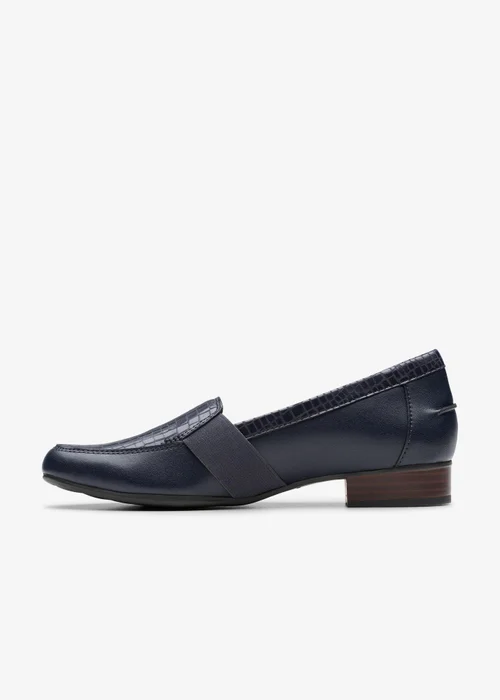Clarks Womens Blue Juliet Beat Leather Standard - 6.5 Image 2