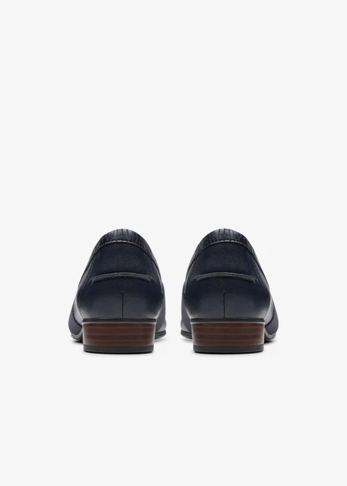 Clarks Womens Blue Juliet Beat Leather Standard - 6.5 Image 5