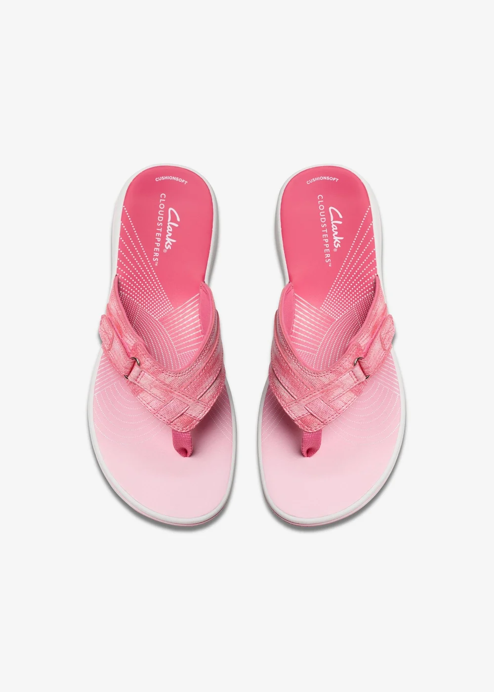 Clarks Cloudsteppers Womens Pink Brinkley Sea Synthetic Standard - 5 Image 6