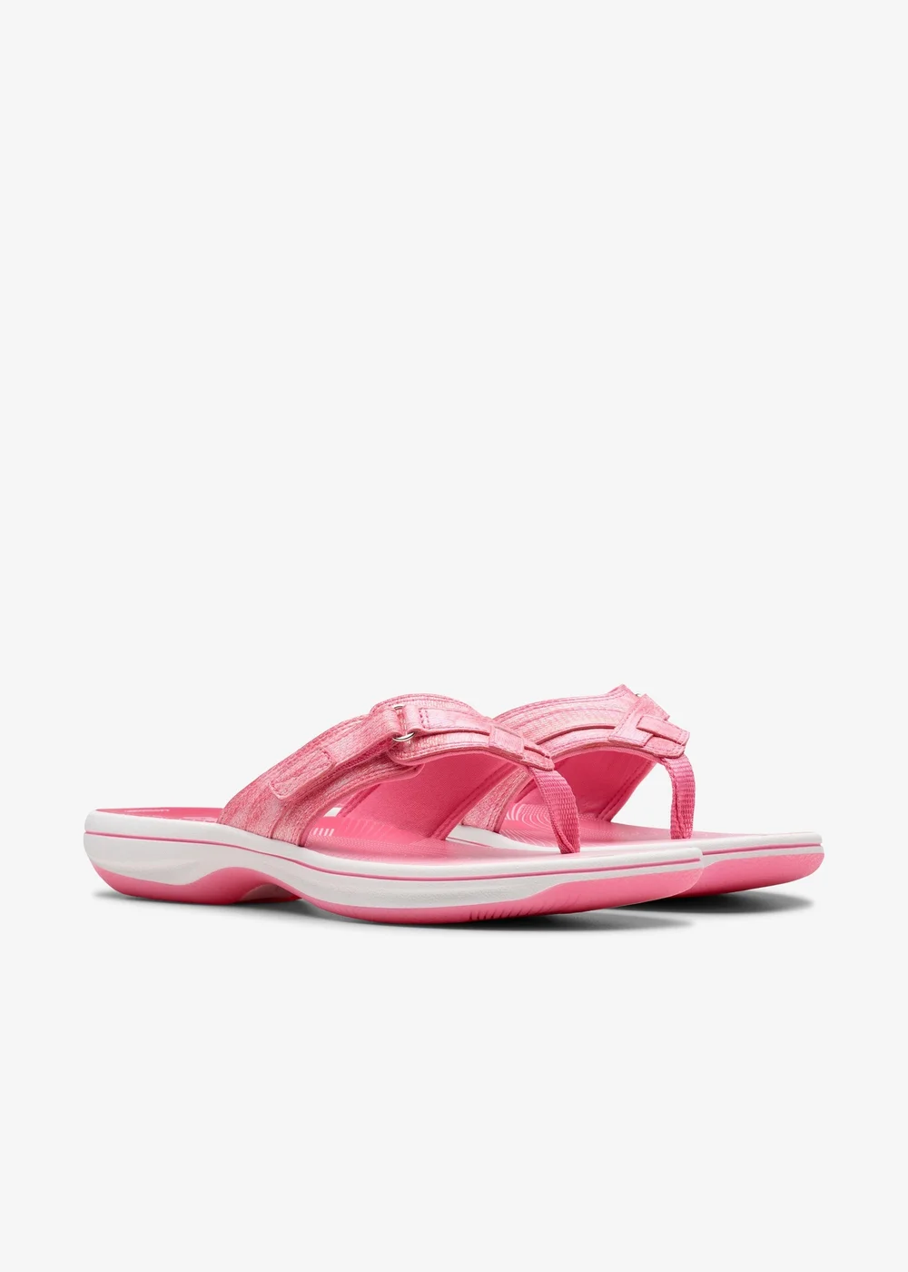 Clarks Cloudsteppers Womens Pink Brinkley Sea Synthetic Standard - 5 Image 4