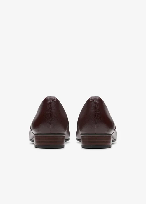 Clarks Womens Red Juliet Rise Leather Standard - 3 Image 5