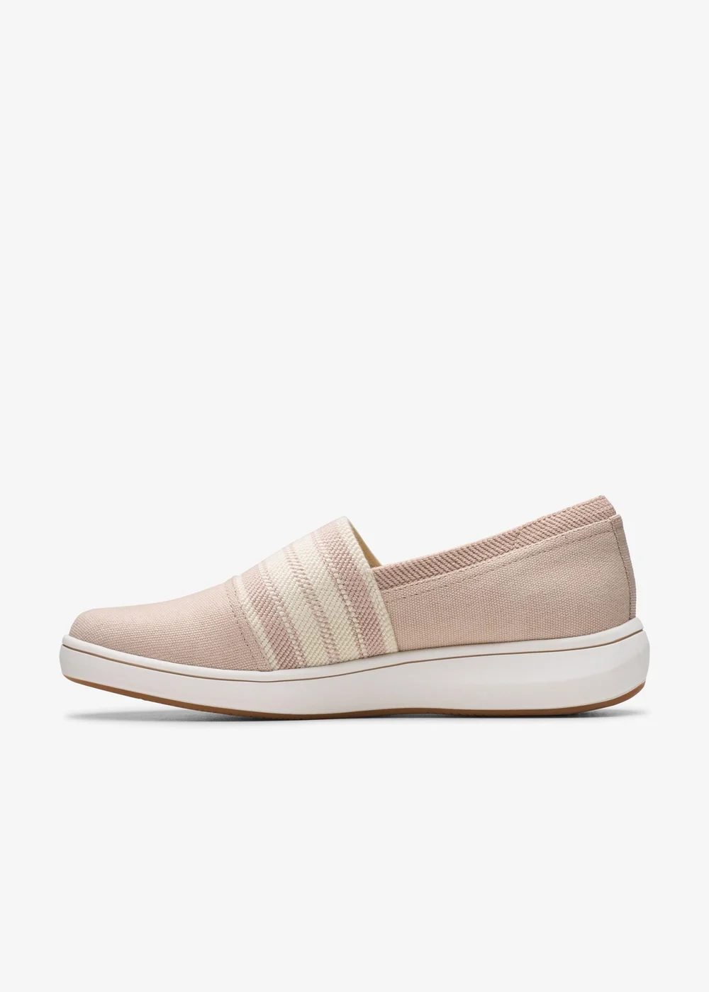 Clarks Cloudsteppers Womens Beige BrinkleySkyMst Textile Standard - 3 Image 2