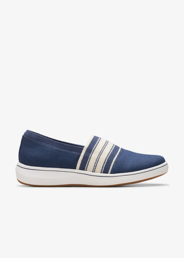Clarks Cloudsteppers Womens Blue BrinkleySkyMst Textile Standard