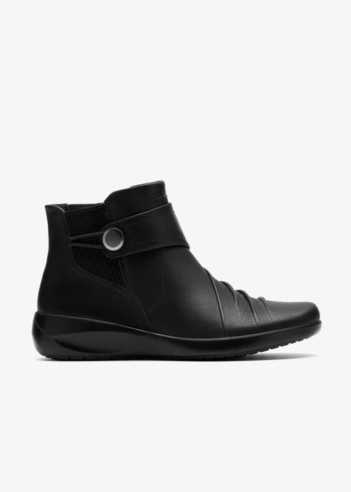 Clarks Womens Black Kaetlyn Sara Leather Standard - 3 Image 1
