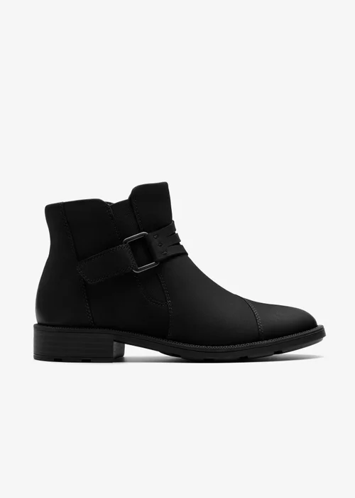 Clarks Womens Black Adalynn Faye Nubuck Standard - 4.5 Image 1