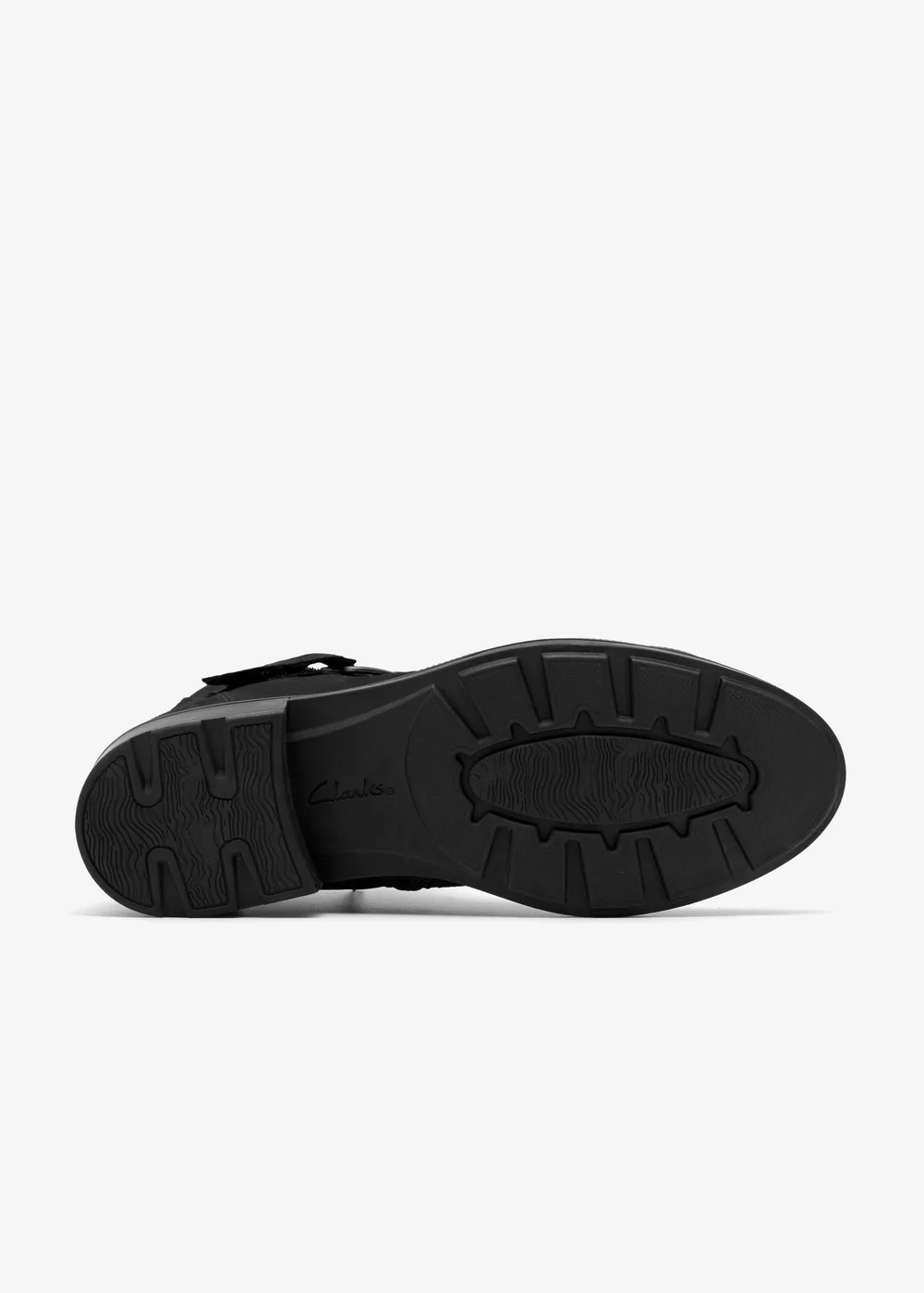Clarks Womens Black Adalynn Faye Nubuck Standard - 4.5 Image 3