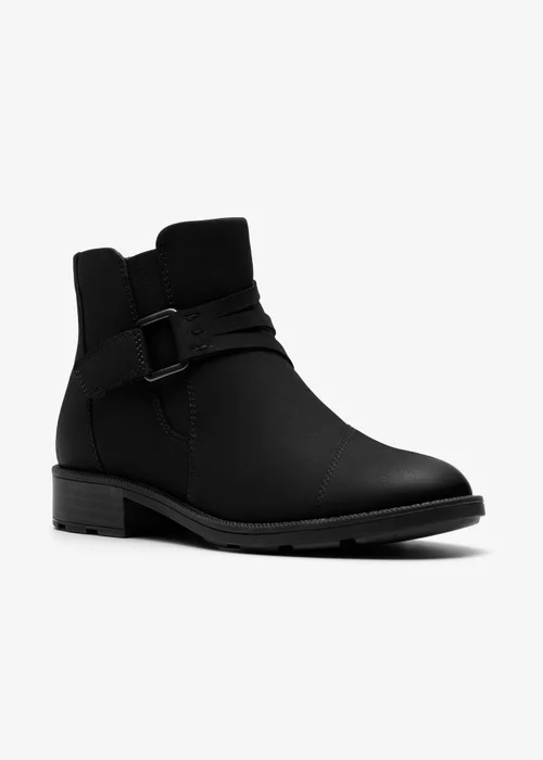 Clarks Womens Black Adalynn Faye Nubuck Standard - 4.5 Image 4