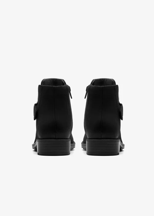 Clarks Womens Black Adalynn Faye Nubuck Standard - 4.5 Image 5