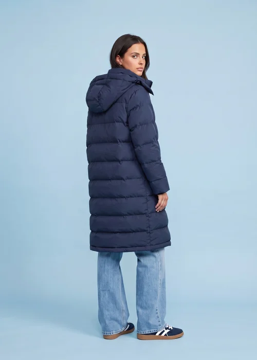 Urban Bliss Navy Seamless Puffer Jacket - 12 Image 3