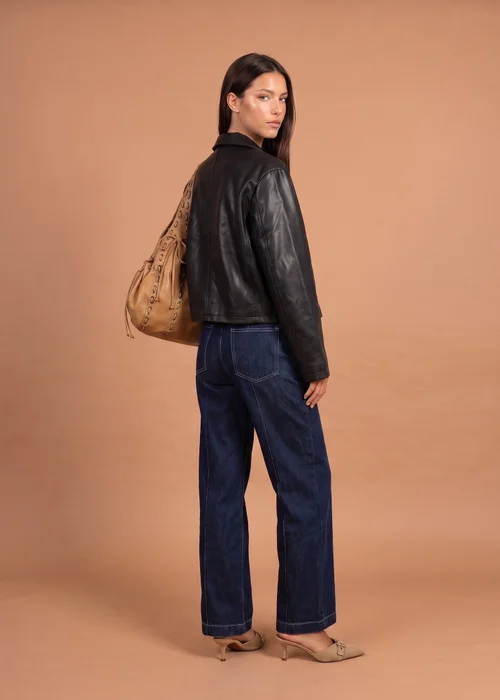 Urban Bliss Black PU Straight Jacket - 8 Image 2