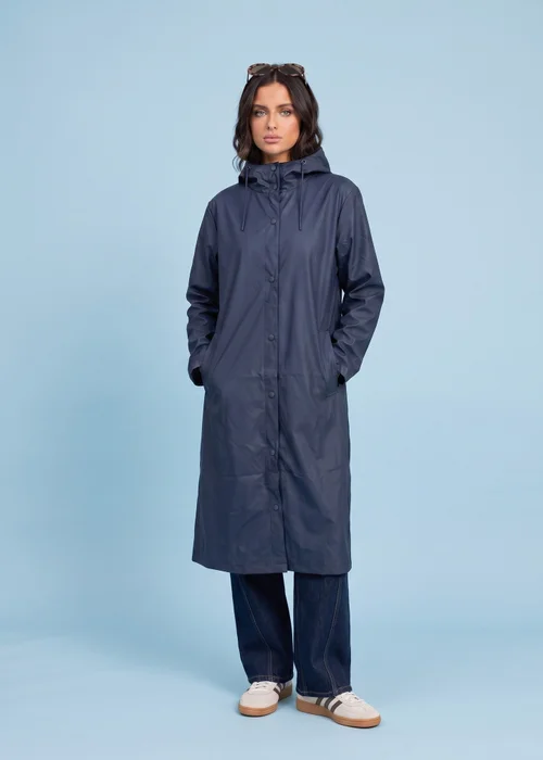 Urban Bliss Navy Raincoat - 16 Image 1