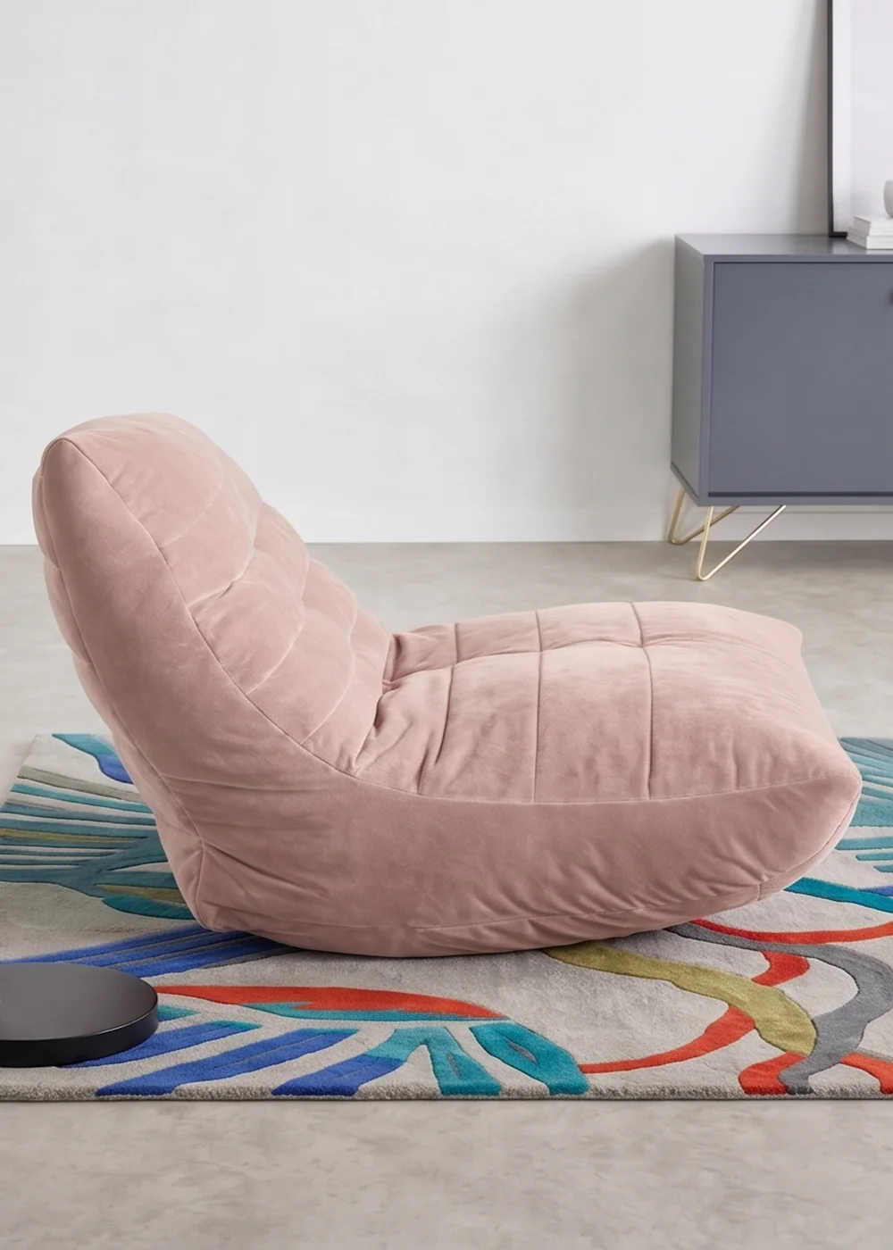Kaikoo Pink Velvet Lounger Large - L Image 2