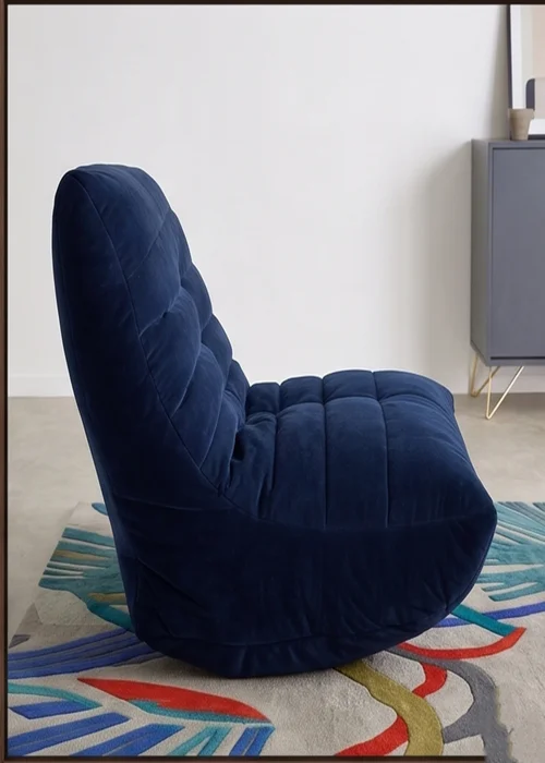 Kaikoo Blue Velvet Lounger Large - L Image 2