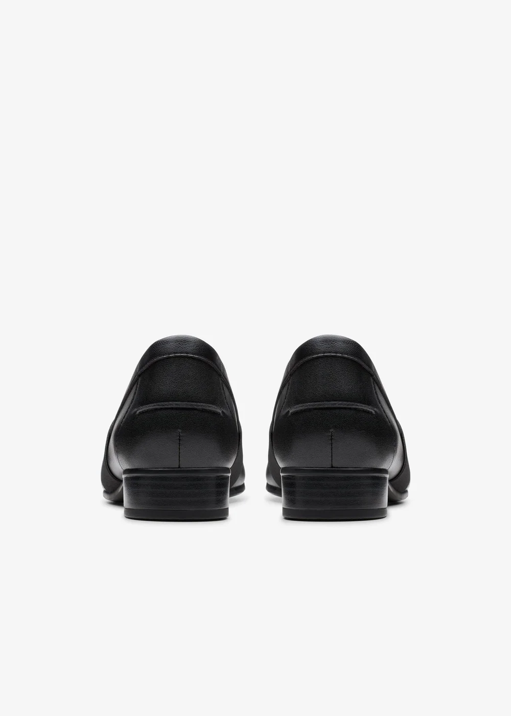 Clarks Womens Black Juliet Beat Leather Wide - 4.5 Image 5