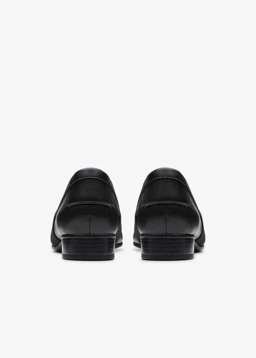 Clarks Womens Black Juliet Beat Leather Wide - 4.5 Image 5