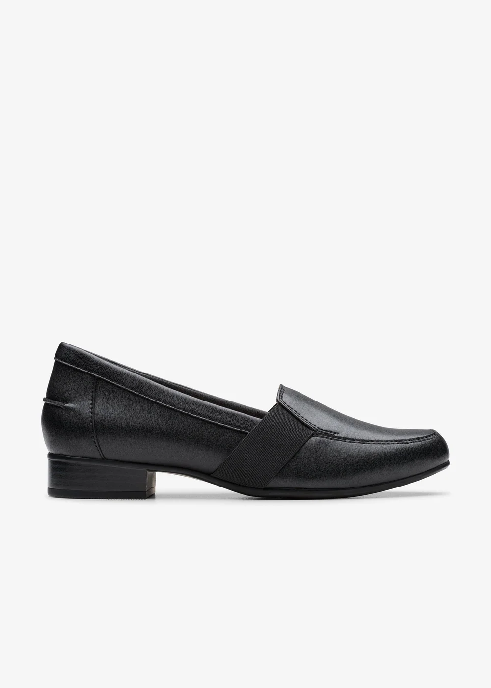 Clarks Womens Black Juliet Beat Leather Wide - 4.5 Image 1