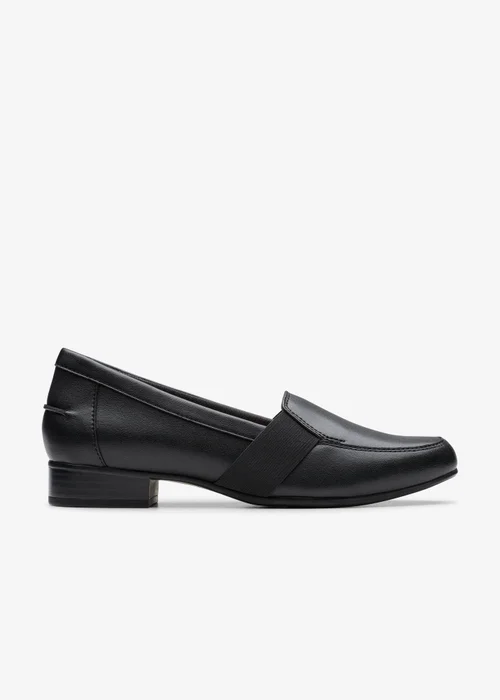 Clarks Womens Black Juliet Beat Leather Wide - 4.5 Image 1