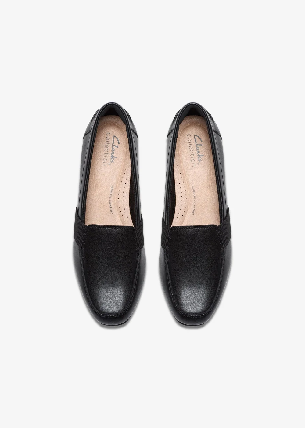 Clarks Womens Black Juliet Beat Leather Wide - 4.5 Image 6