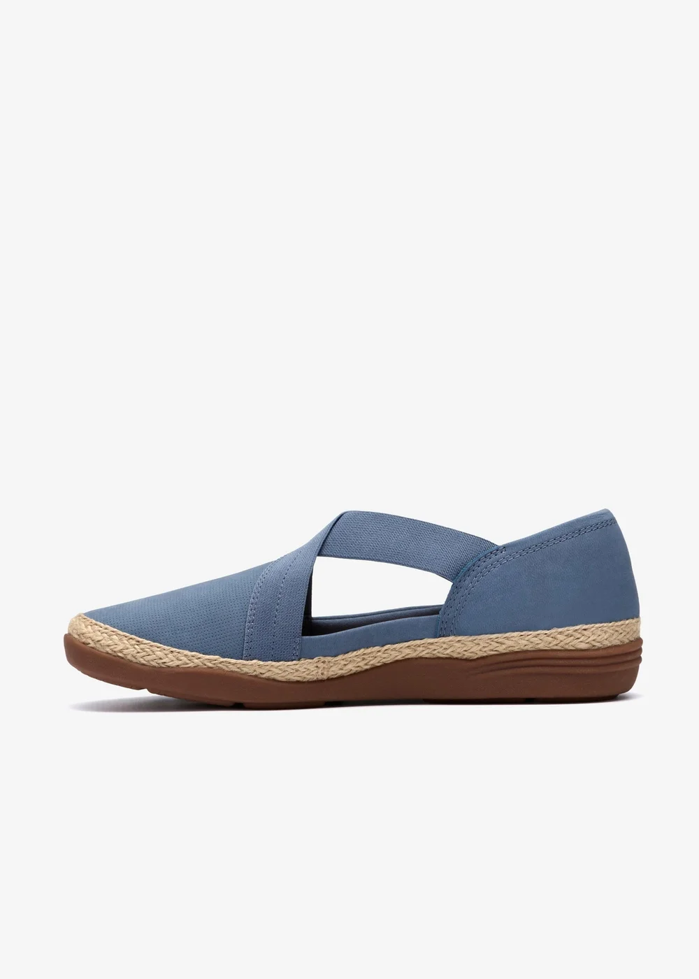 Clarks Womens Blue Elaina Dusk Nubuck Standard - 7 Image 2