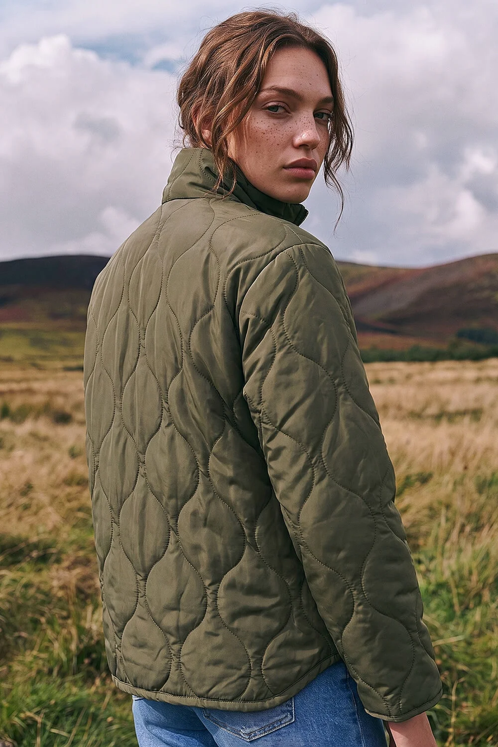 Roman Khaki Petite Padded Jacket - 8 Image 3