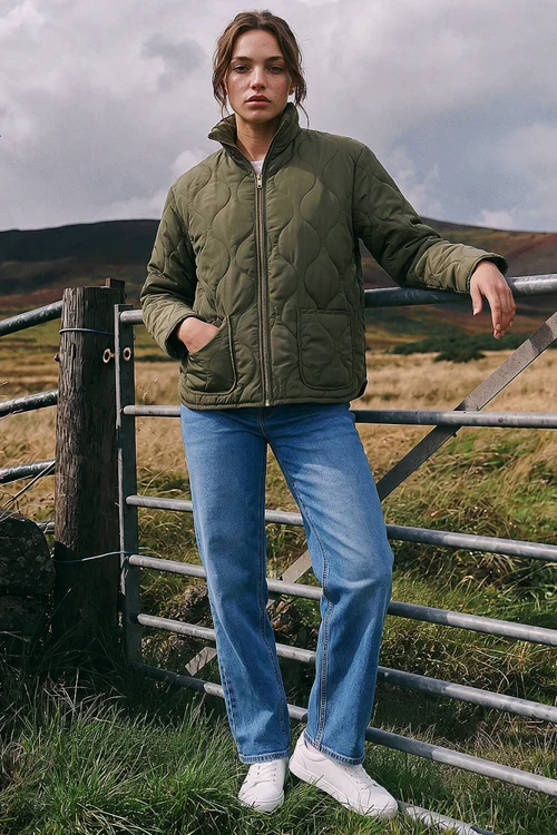 Roman Khaki Petite Padded Jacket - 8 Image 2