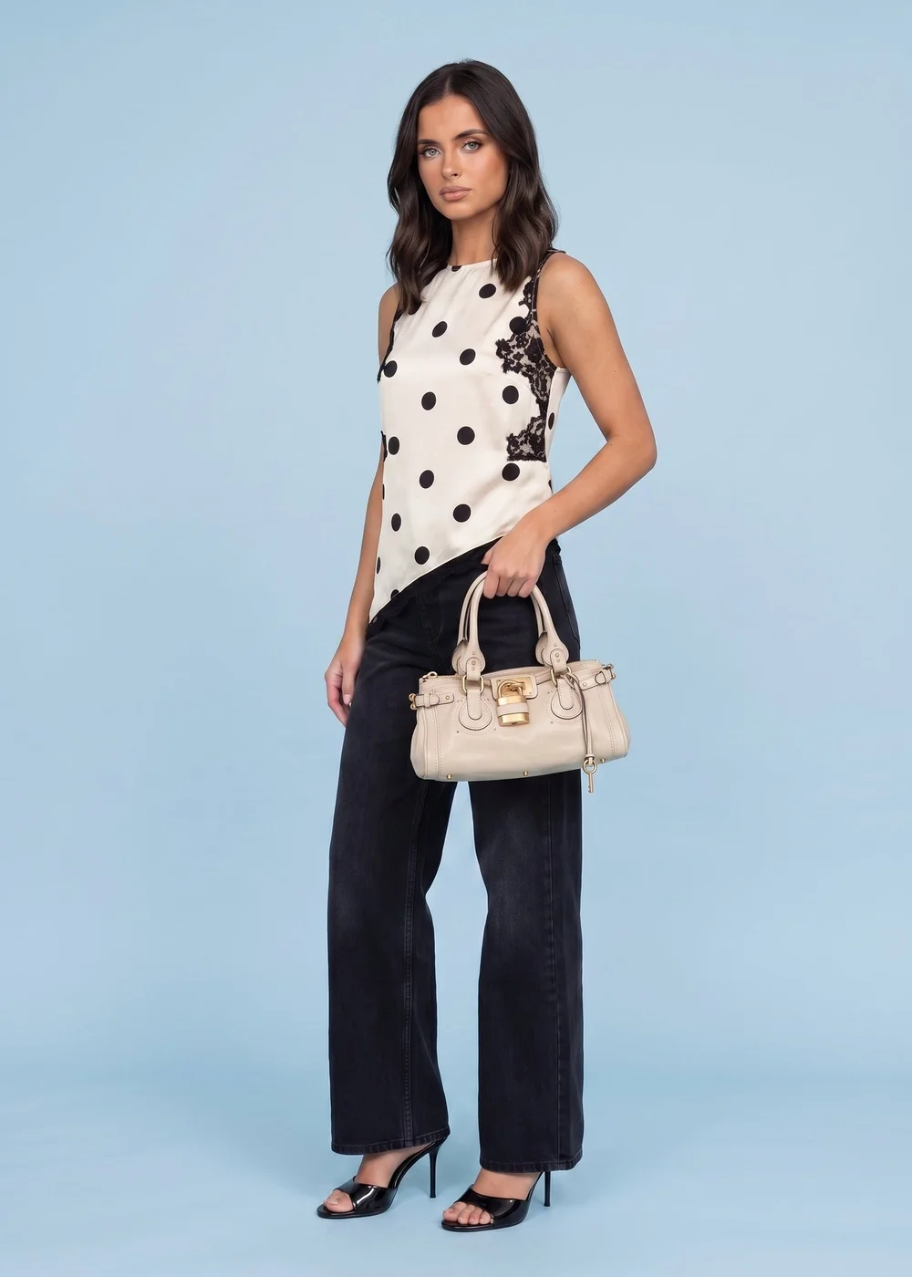 Urban Bliss White Lace Spot Top - 10 Image 2