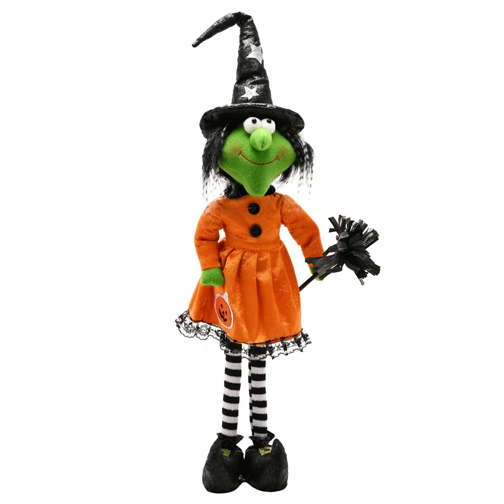 Hocus Pocus Medium Standing Witch with Telescopic Legs in multi-colour - One Size Image 2