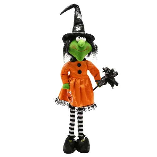 Hocus Pocus Medium Standing Witch with Telescopic Legs in multi-colour - One Size Image 2