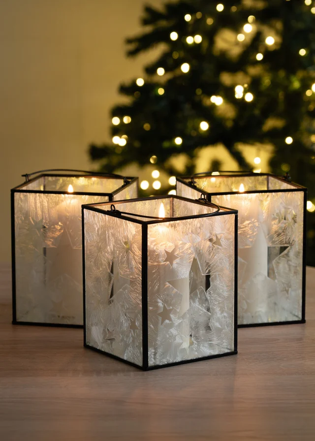 Scottish Everlastings Set of 3 Star Lanterns
