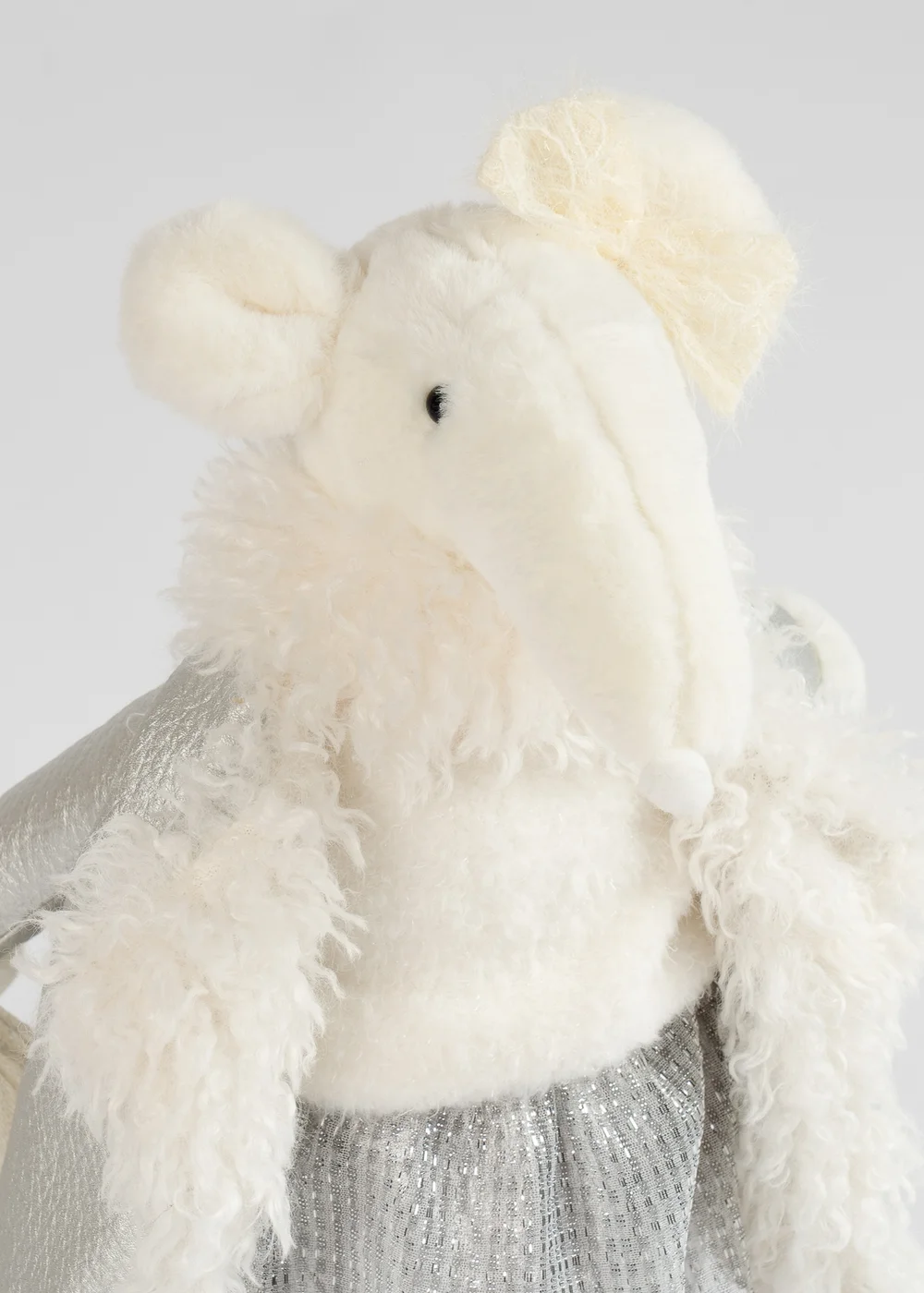 Scottish Everlastings Plush Mouse Silver 44cm - One Size Image 2