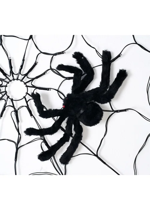 Lifeideas Halloween Spider Web Lights with Spider & Remote Control - One Size Image 6