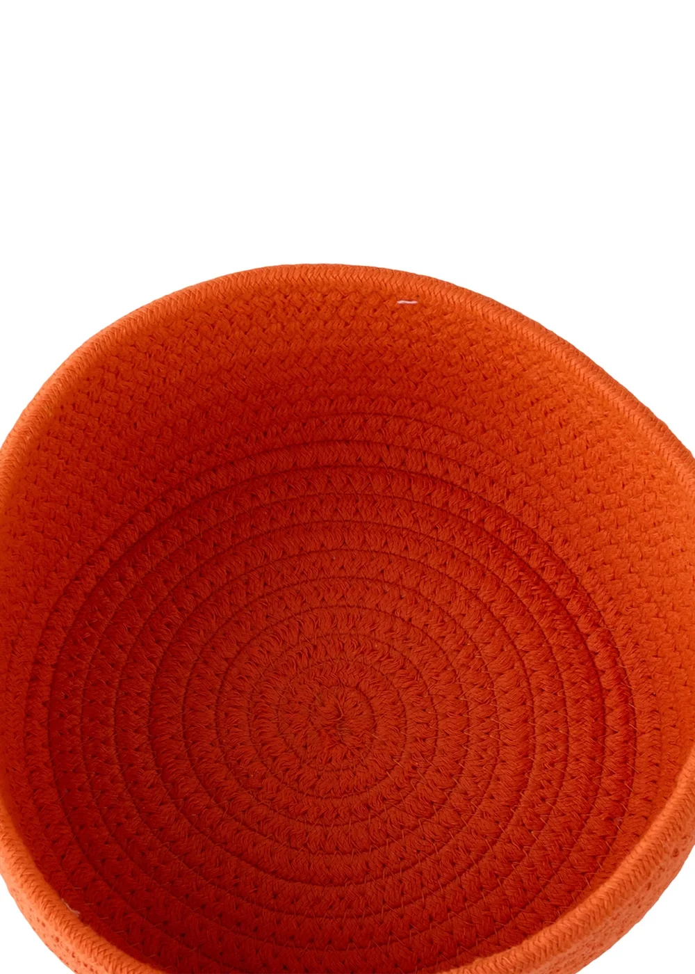 Lifeideas Pumpkin‑Shaped Cotton Rope Storage Baskets, Set of 2 - One Size Image 6